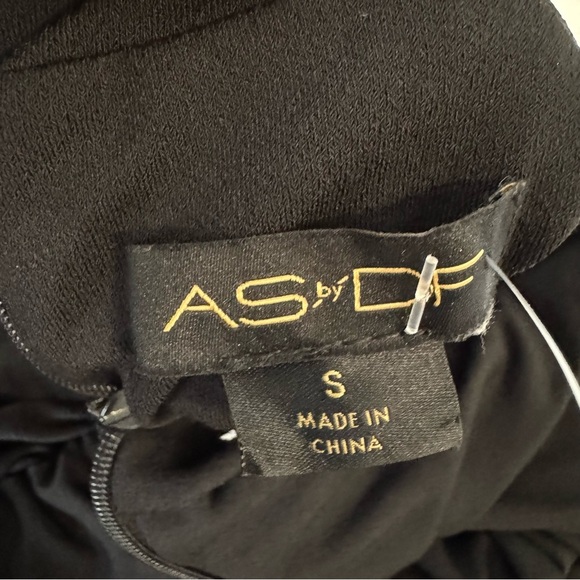 AS by DF Harley Turtleneck Top Black Ruched Women's Top size small - Picture 6 of 11